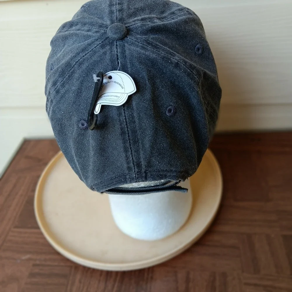 Tennessee Great Smoky Mountains Cap Mens Black Baseball Strapback Hat - Picture 7 of 11